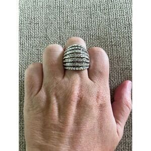 Paparazzi stretchy‎ diamond ring